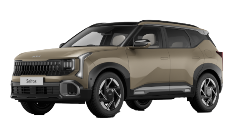 Illustrative Kia Seltos Hybrid. Refer to colour swatches for selected paint colour.